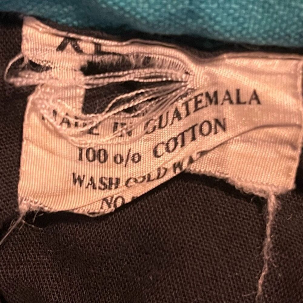 Guatemala Patchwork Boho 100%‎ Cotton Jacket Sz X… - image 4